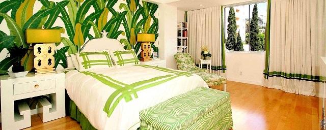 Обустройство спальни в тропическом стиле