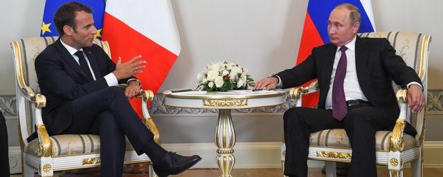 У Путина и Макрона состоялся «открытый и полезный» разговор
