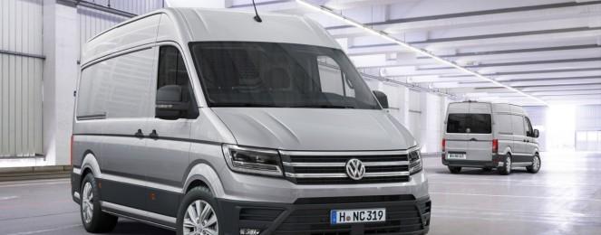Volkswagen опубликовал фотографии фургона Crafter нового поколения