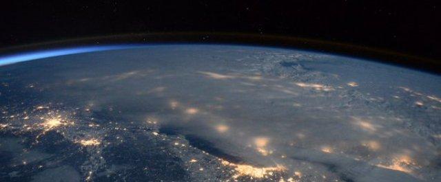 Астронавт NASA из космоса сфотографировал снежную бурю в США