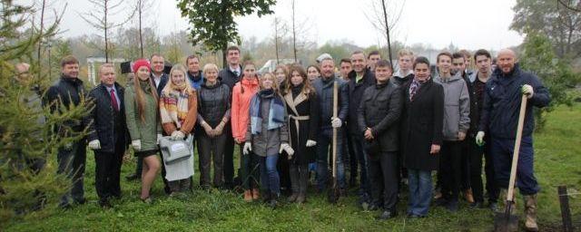 В Ярославле высадили новые деревья в парке 100-летия города