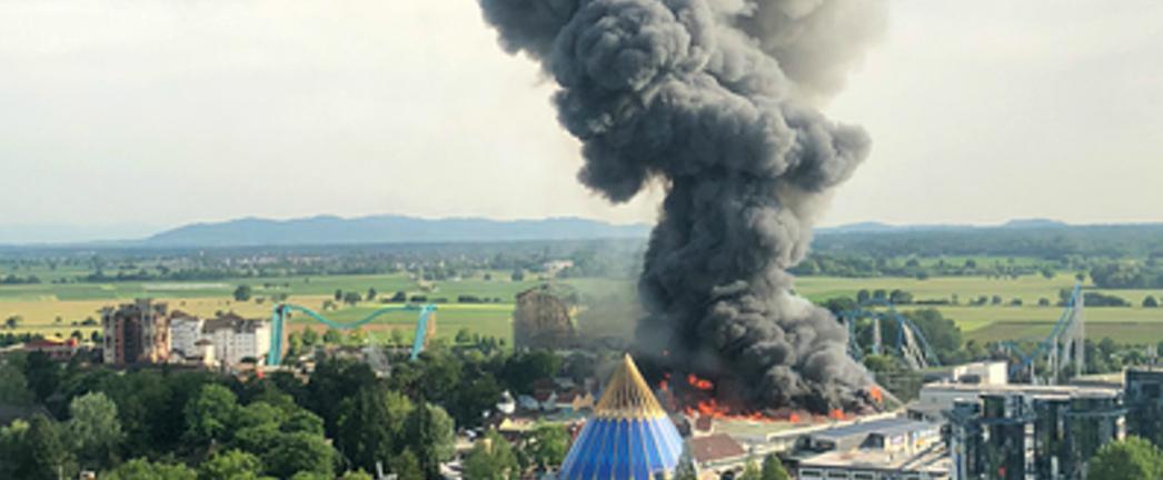В Германии на территории парка развлечений Europa Park произошел пожар