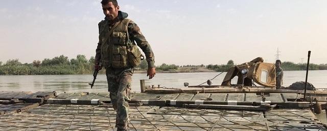 В Сирии разрушен построенный российскими военными мост через Евфрат