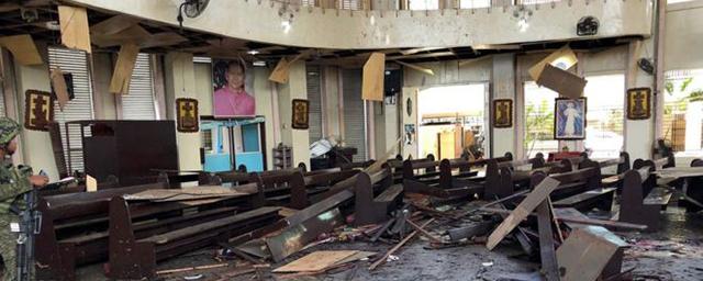 Во время взрыва в церкви в Филиппинах погибли 27 человек