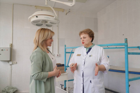 Алена Сокольская посетила больничный комплекс в Клину перед ремонтом