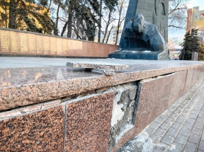 Памятник Славы в Воронеже обновят ко дню Победы