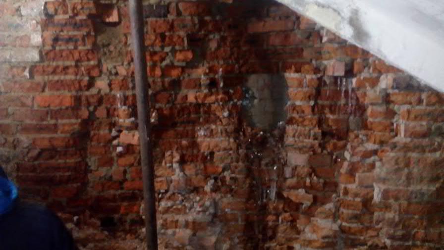 В Ижевске у одного из жилых домов обвалилась стена