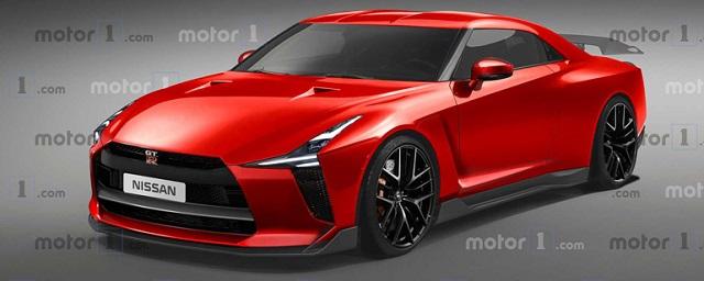 Nissan представила возможный внешний вид нового GT-R