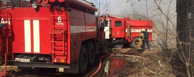 В Пермском крае спасатели вынесли из горящего дома двоих детей