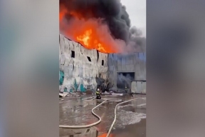 Пожар на площади более 1000 кв.м. на Волхонском шоссе в Ленинградской области ликвидирован