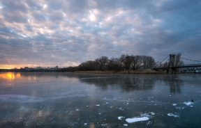 Свалка снега у парка «Дельфин» угрожает Воронежскому водохранилищу