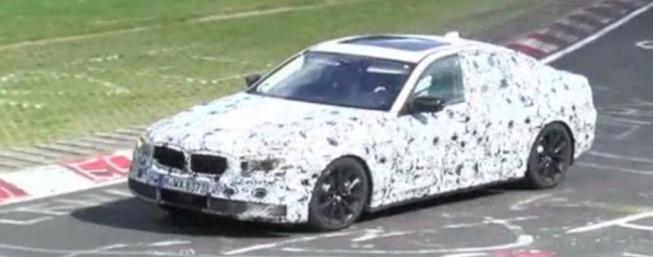 Опубликовано видео тестов прототипа BMW 5-й серии