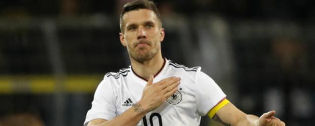 Подольски принес победу Германии в своем прощальном матче за сборную