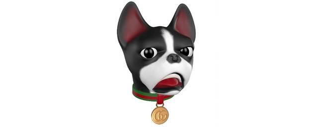 Бренд Gucci выпустил эмодзи в виде мордочек собак