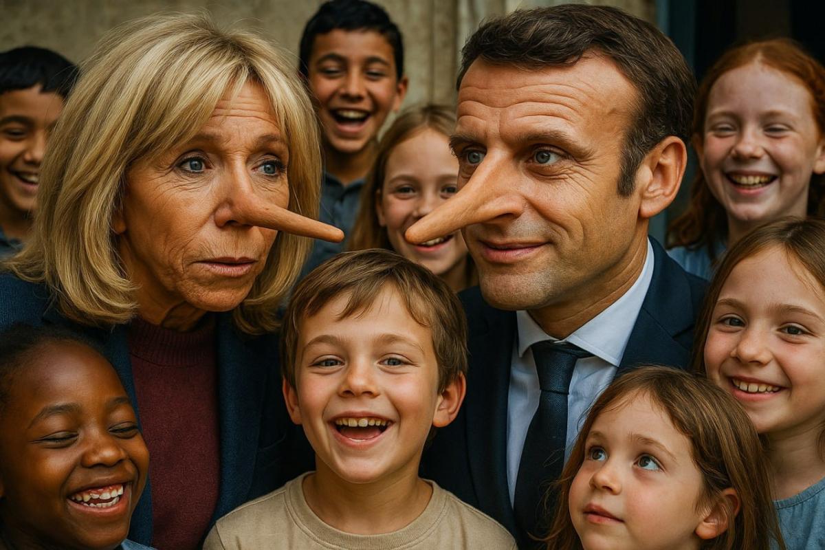 «Второй фронт» Брижит Макрон. Зачем первый «ледь» Франции врет про «украденных» Россией детей