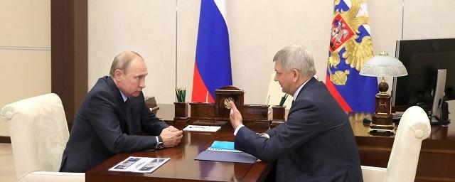 Гусев обсудил с Путиным вопрос создания в Воронежской области ОЭЗ