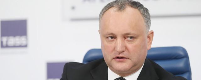 Президента Молдавии Игоря Додона обвинили в превышении полномочий