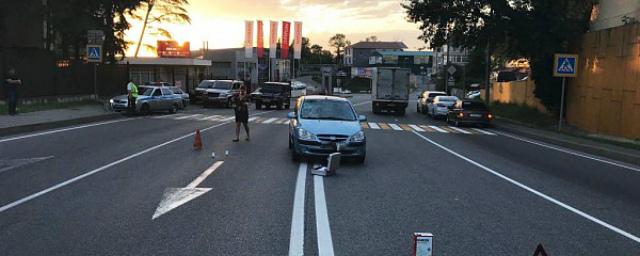 В Сочи автоледи сбила подростка на пешеходном переходе