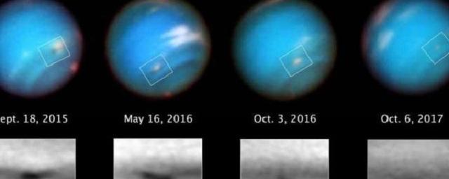 Телескоп «Хаббл» запечатлел затухающий шторм на Нептуне