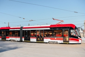 В Улан-Удэ на этой неделе запускают на маршруты новые трамваи «Богатырь»