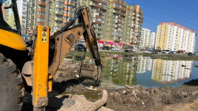 В Астрахани коммунальщики нечаянно повредили газопровод