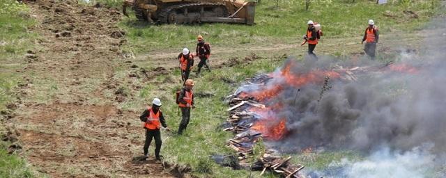 В Сахалинской области зафиксирована высокая пожароопасность