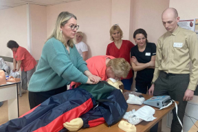 В больнице Пушкина отработали оказание первой помощи на симуляционном модуле