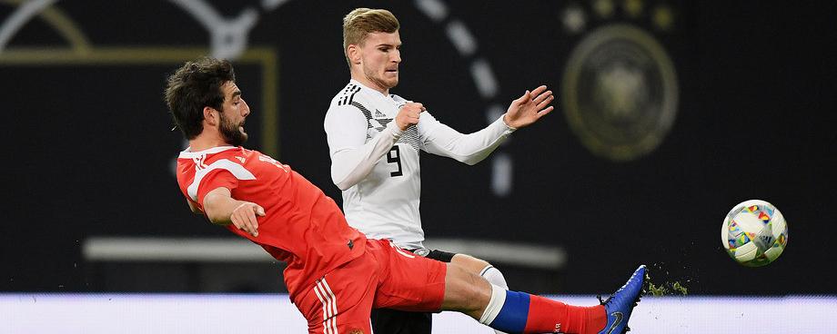 Сборная России проиграла Германии в выездном товарищеском матче