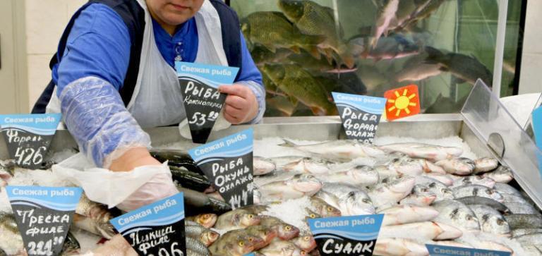 Потребление рыбы в России уменьшилось на 10%