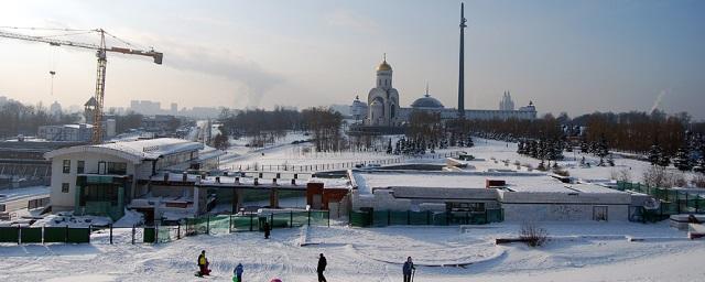 В Москве на Поклонной горе установят шатры для обогрева