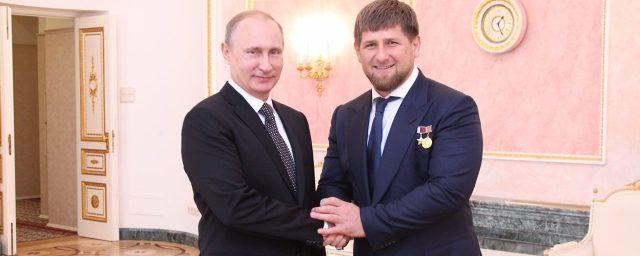 Кадыров пожелал Владимиру Путину пожизненно управлять Россией