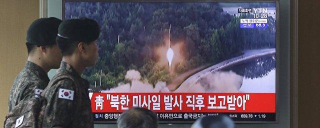Ракета КНДР взлетела на 2500 километров и пролетела 900 километров