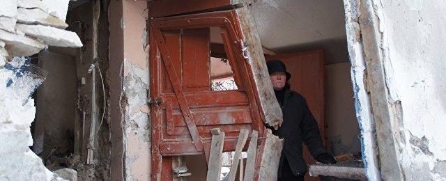 В пригороде Донецка при обстреле пострадала мирная жительница