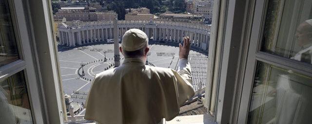 Папа римский Франциск выразил благодарность за перемирие в Донбассе