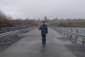 В Орловской области остался только один подтопленный мост