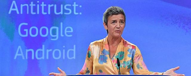 Еврокомиссия оштрафовала Google на $4,34 млрд евро