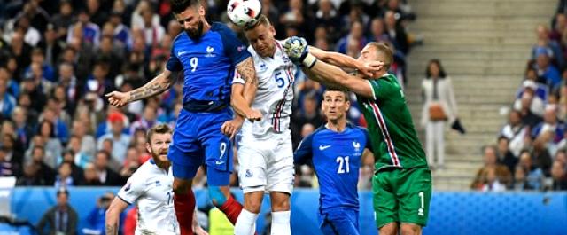 Франция разгромила Исландию и вышла в 1/2 финала Евро-2016