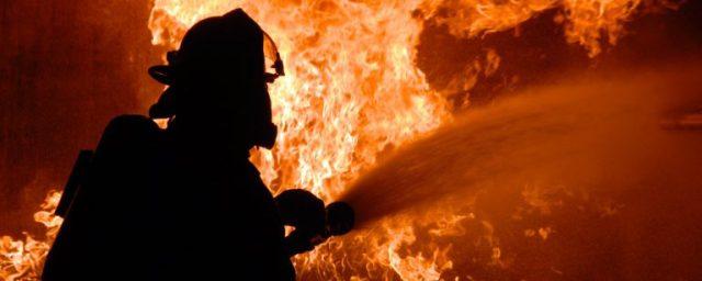 В Курской области пожар уничтожил жилой дом
