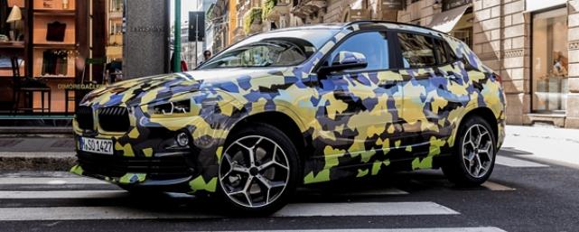 Новое кросс-купе BMW X2 заметили на дорогах Милана