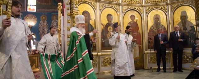 Патриарх Кирилл пожелал Аману Тулееву быть честным