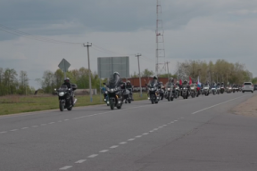 В Чехове провели традиционный мотопробег ко Дню Победы