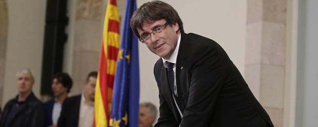 Глава Каталонии подписал декларацию о независимости