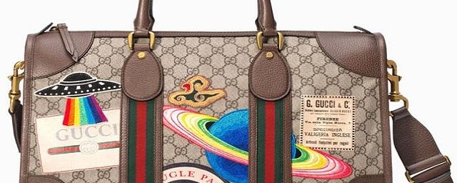 Модный дом Gucci украсил новую коллекцию сумок НЛО с радугой