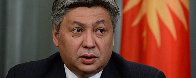 Министр иностранных дел Киргизии Эрлан Абдылдаев ушел в отставку
