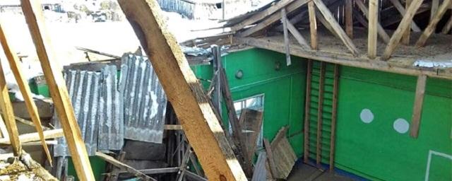 Под Красноярском в школе обрушилась крыша
