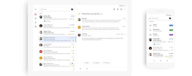 Google обновил дизайн мобильного Gmail