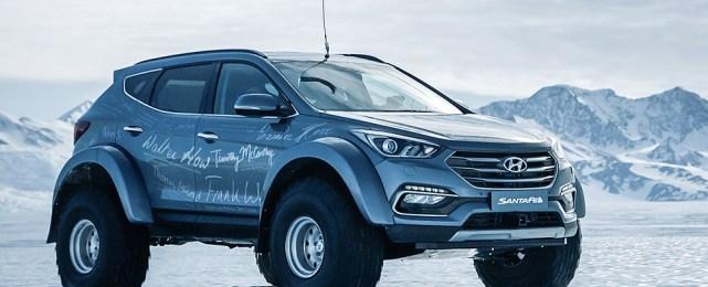 Hyundai готовит особые Santa Fe в честь трансантарктической экспедиции