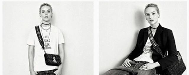 Дженнифер Лоуренс снялась без макияжа в новой рекламной кампании Dior