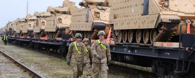 В Польше десять танков армии США получили повреждения при перевозке