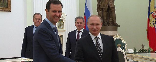 Песков рассказал, что позиция Путина по Асаду не изменилась